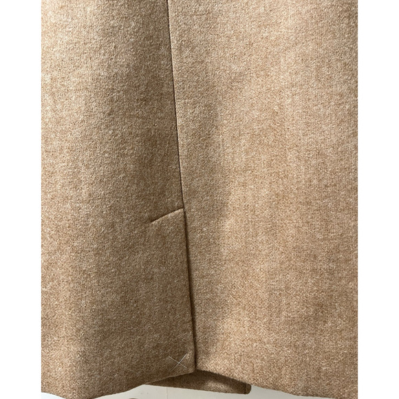 J Crew Womens Melton Wool Double Breasted Classic Peacoat Coat Size 4 Soft Brown - Picture 7 of 12